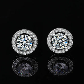 Special Sale | Classic 4 Prong/Round Moissanite Stud Earrings