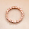 Vintage Eternity Art Deco Stacking Sterling Silver Wedding Band