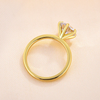 2.0 CT Classic 6 Prong Round Cut Sterling Silver Engagement Ring