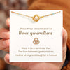 Mother & Daughter & Granddaughter Three Generation - Triple Circle Bracelet
