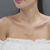 Personalized Butterfly Letters Design Necklace