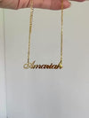 Personalized Name 18K Gold-plated Necklace