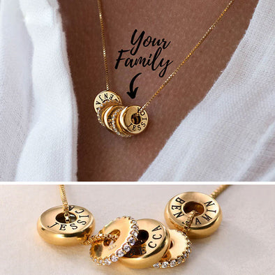 Unique DIY Engraving Custom Necklace