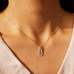 Mother and Daughter Forever Linked Together Necklace