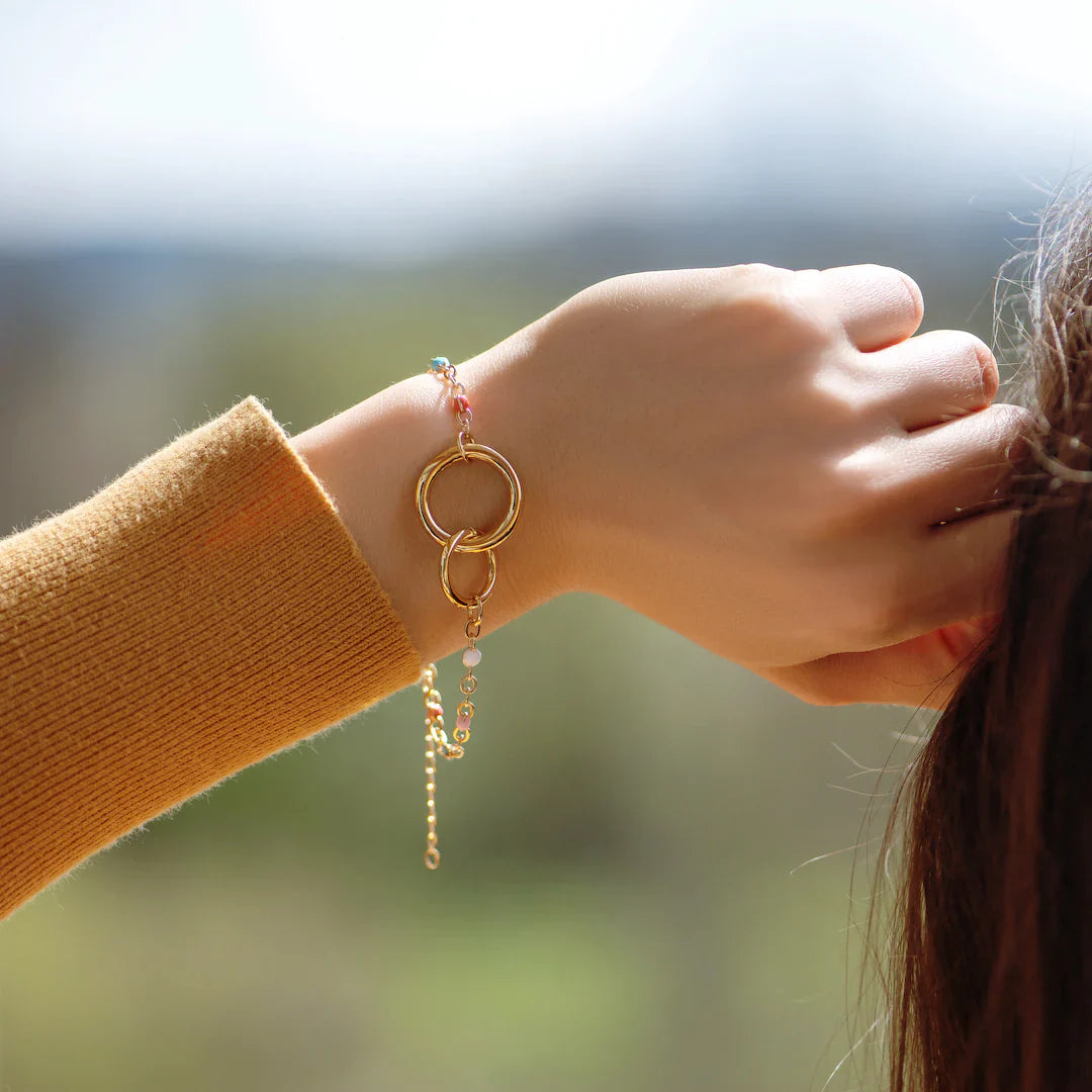 Mother and Daughter Forever Linked Together Bracelet