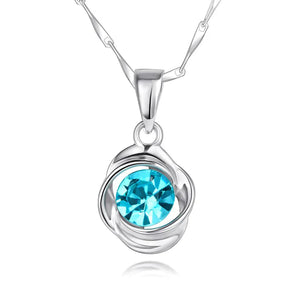 Heart of Sea Sterling Silver Pendant Necklace
