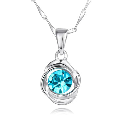 Heart of Sea Sterling Silver Pendant Necklace