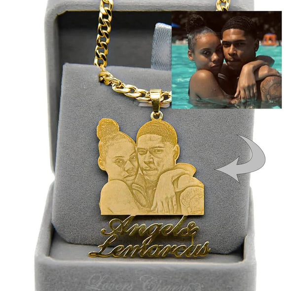Personalized Photo Stainless Steel Necklace