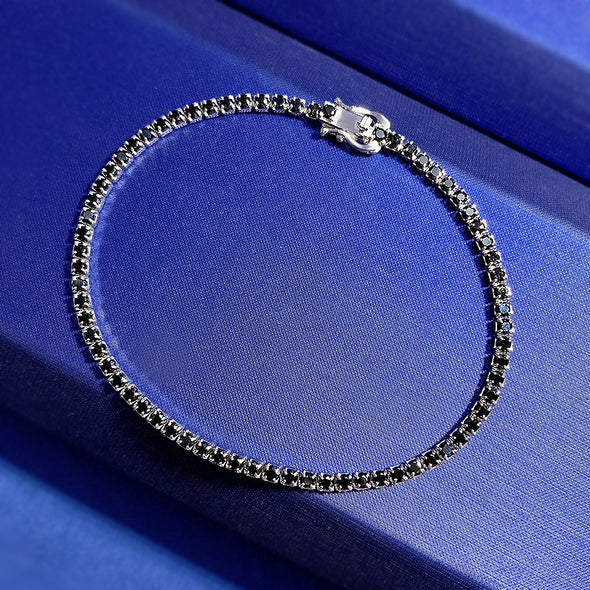 Classic Multi Color Sterling Silver Tennis Bracelet