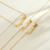 Personalized Butterfly Letters Design Necklace