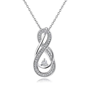 Exquisite Infinity Pendant Necklace