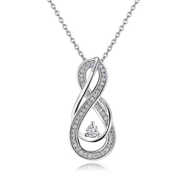 Exquisite Infinity Pendant Necklace