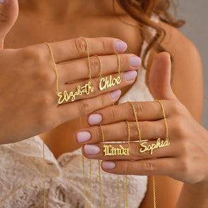 Personalized Name 18K Gold-plated Necklace