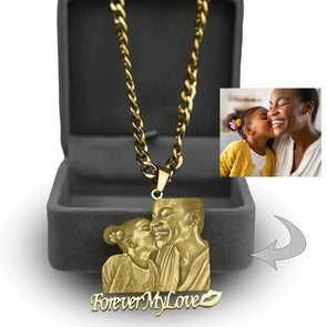 Personalized Photo Stainless Steel Necklace