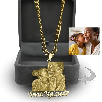 Personalized Photo Stainless Steel Necklace