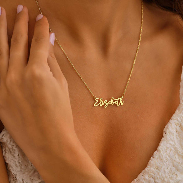 Personalized Name 18K Gold-plated Necklace