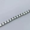 Exquisite Round Cut 925 Sterling Silver Tennis Bracelet