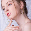 Golden Tone Hoop Earrings