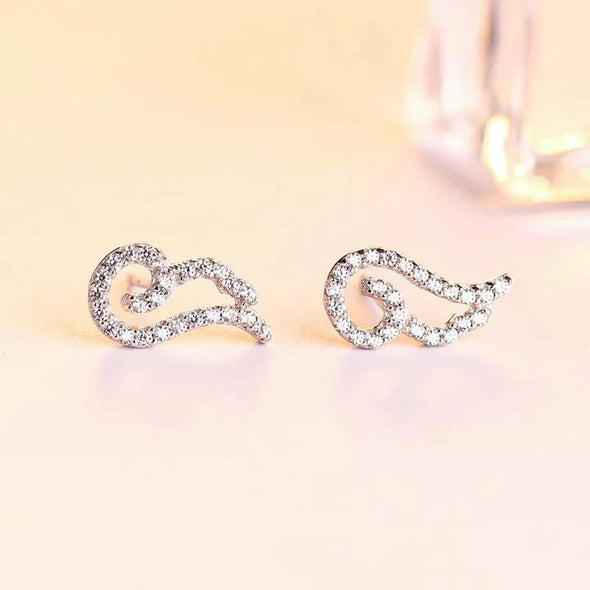 Wigs of Angel Stud Earrings