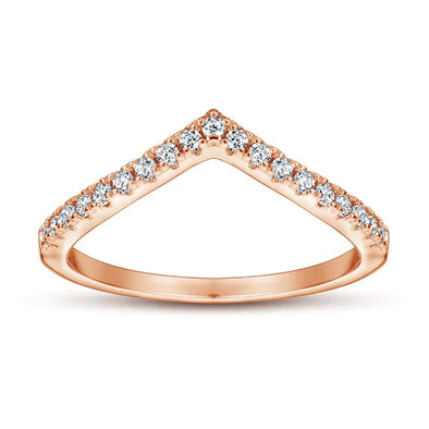 V-Shape Sterling Silver Stackable Ring