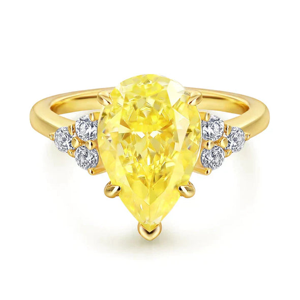 Pear Cut Sterling Silver Party & Engagement Ring