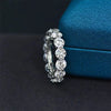 Luxury 3PC Cushion Cut Bridal Set In Sterling Silver