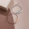 Mother's Day Birthstone Heart Engraved Bracelet