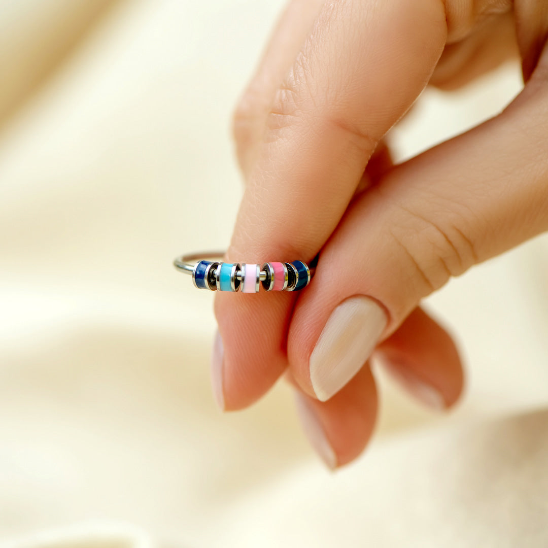 To My Daughter- Beaded Fidget Ring