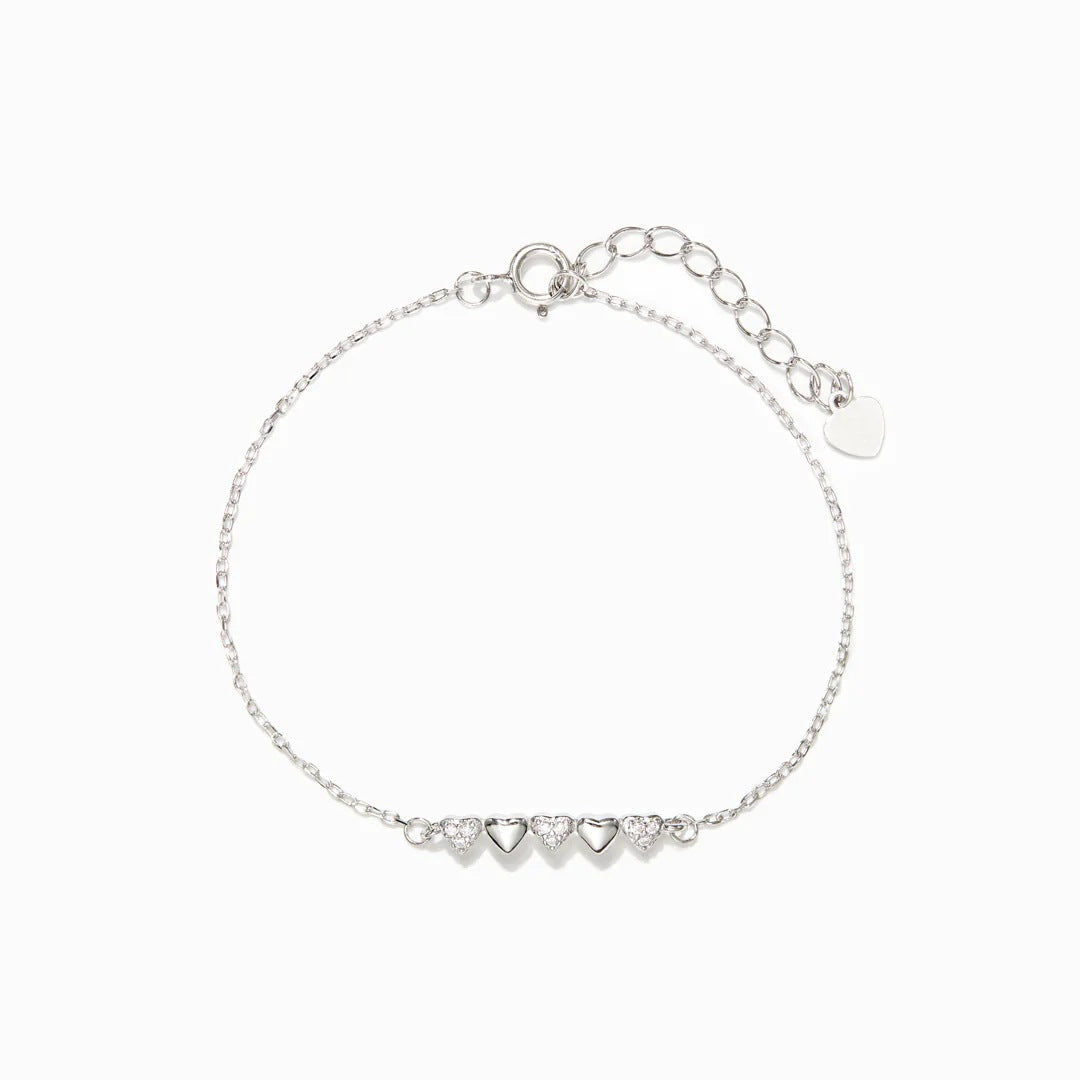 To My Bestie- Simple Heart Friendship Bracelet